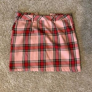 Plaid skirt